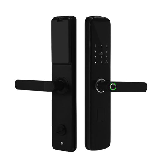 "New Intelligent Fingerprint Password Lock Induction Electronic Lock Black"